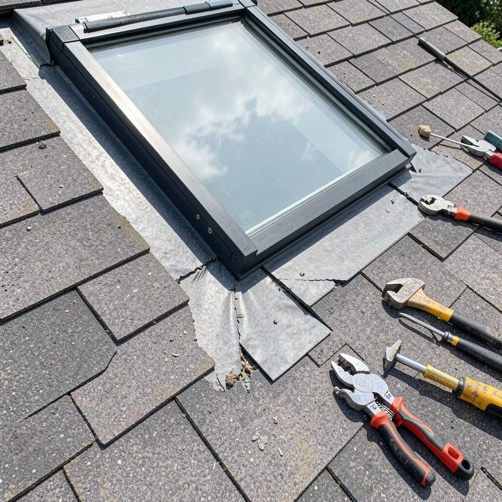Intérieur lumineux avec velux